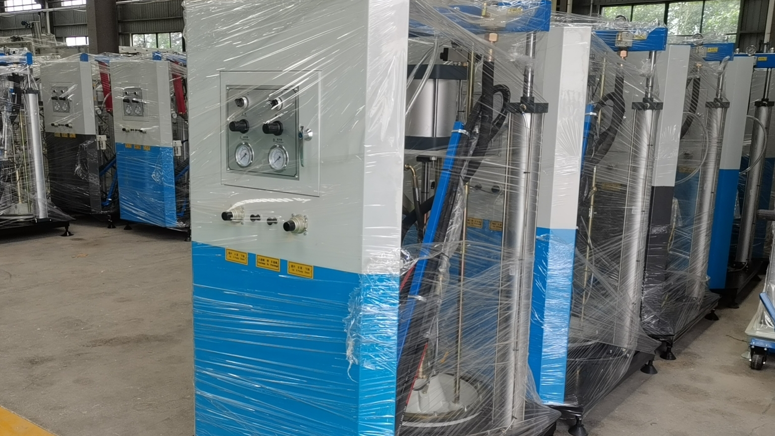 中空玻璃生产线立着运行更具有效率